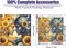 Diamond Art Kits for Adults - Sunflower Sun Moon Diamond Painting Kits DIY 5D Full Drill Diamond Dots Paintings with Diamonds Gem Art and Crafts for Home Decor 12x12 Inch